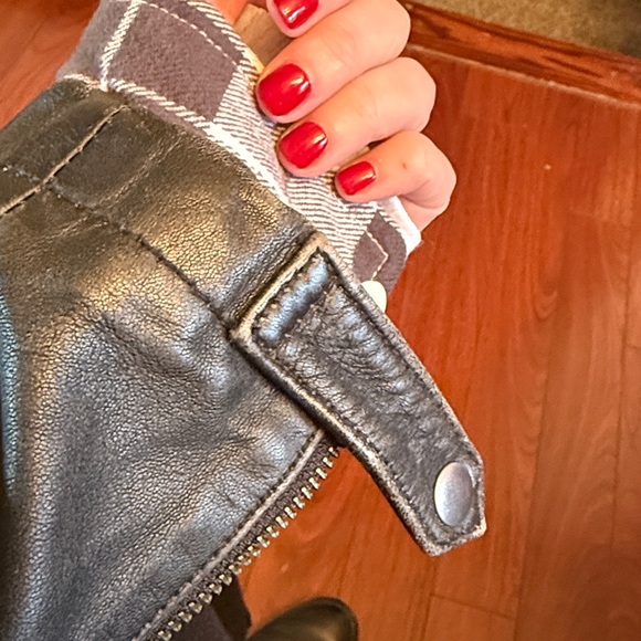 All Saints Black Leather Biker Jacket - Picture 12 of 12